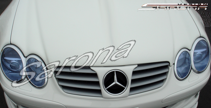 Custom Mercedes SL  Convertible Grill (2003 - 2008) - $149.00 (Manufacturer Sarona, Part #MB-008-GR)